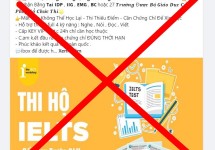 Tràn lan quảng cáo thi hộ chứng chỉ ngoại ngữ